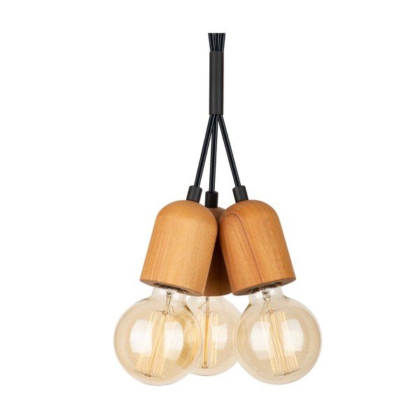 Juodos ir natūralios spalvos pakabinamas šviestuvas Tahiti - Squid Lighting-image-3