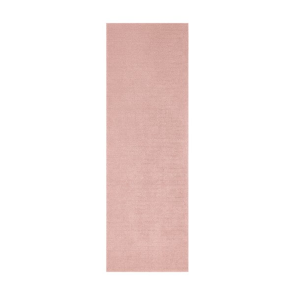 Rožinis kilimas Mint Rugs Supersoft, 80 x 250 cm