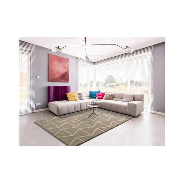 Smėlio spalvos universalus kilimas Diwali, 120 x 170 cm-image-1