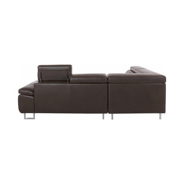 Tamsiai ruda kampinė sofa "Støraa Jennings Chaiselong Left-image-1