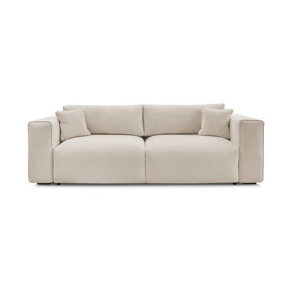 Smėlio spalvos sulankstoma/su sandėliavimo vieta sofa 265 cm Ezechiel – Bobochic Paris