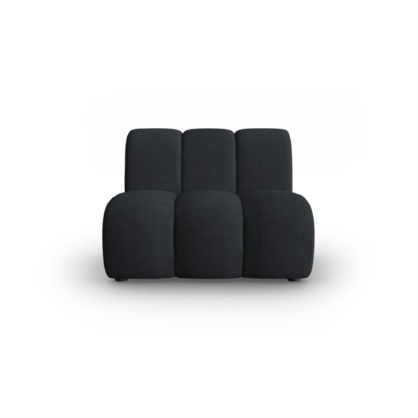 Modulinė sofa juodos spalvos Lupine – Micadoni Home