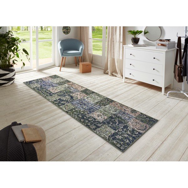 Žalias kiliminis takelis 250x80 cm Kirie - Hanse Home-image-1