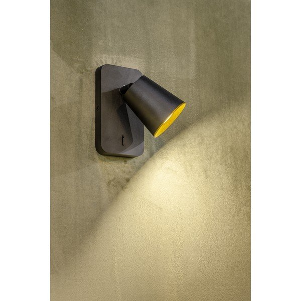 Sieninė lempa juodos spalvos ø 8 cm Elli – GTV-image-1