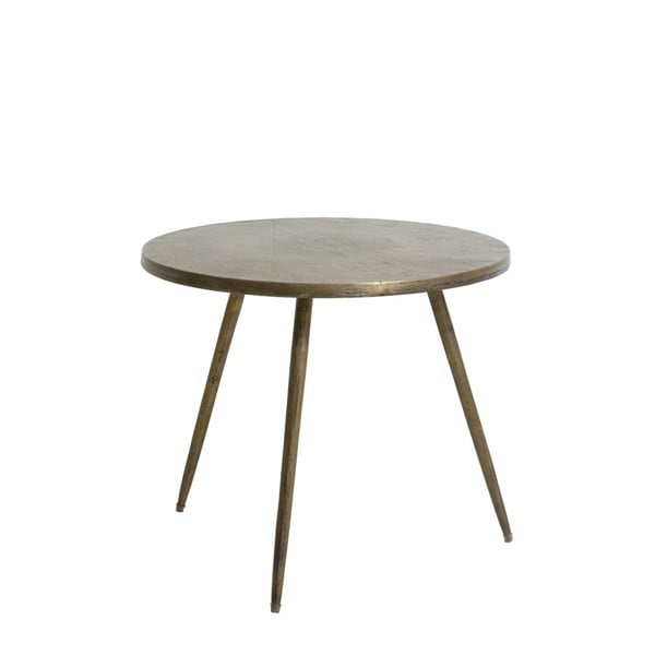Iš metalo apvalios formos šoninis stalas ø 59 cm Monjas – Light & Living