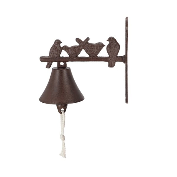 Sieninis ketaus varpas su dekoratyviniais paukščiais Esschert Design-image-2