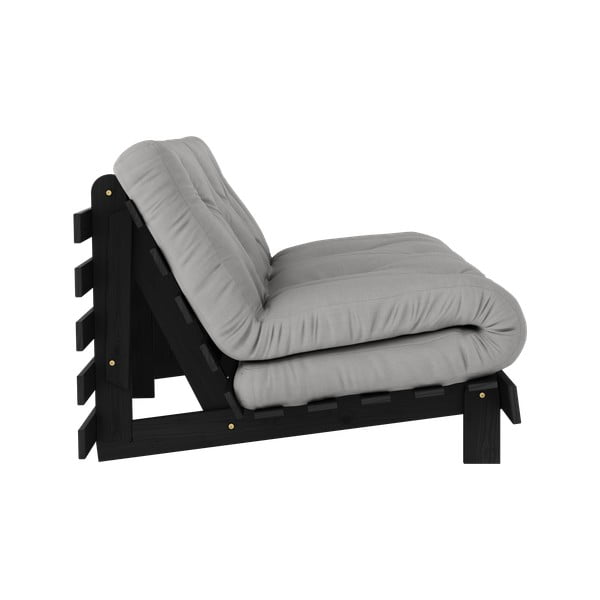 Sulankstoma sofa pilkos spalvos 160 cm Roots Black Night – Karup Design-image-4