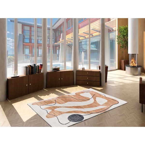 Kilimas oranžinės spalvos 140x200 cm Class – Universal-image-2