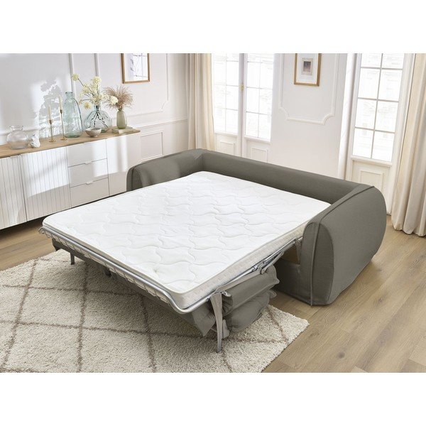 Taupe spalvos sofa miegojimui/sulankstoma 236 cm Archimede – Bobochic Paris-image-1