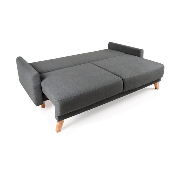 Tamsiai pilka sofa-lova Bonami Selection Pop-image-4