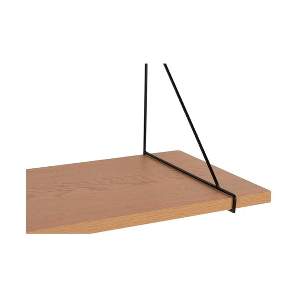 Sieninė lentyna natūralios spalvos iš uosio 120 cm Chiba – House Nordic-image-3