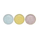 3 keraminių desertinių lėkščių rinkinys Bloomingville Patrizia, ø 16 cm