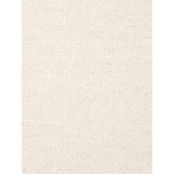 Rankų darbo kreminės spalvos iš vilnos apvalios formos kilimas ø 160 cm Puristic Knots – Elle Decoration-image-4