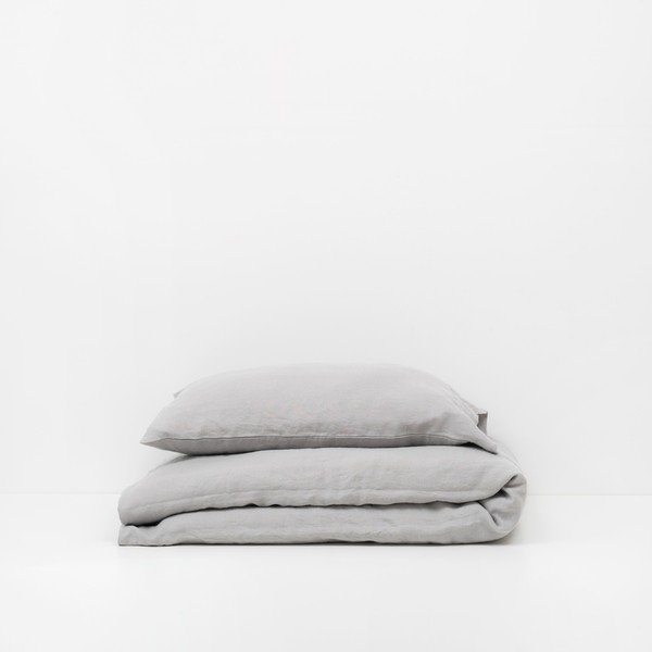 Vaikiškas pilkas lininis užvalkalas Linen Tales Nature, 40 x 60 cm-image-1