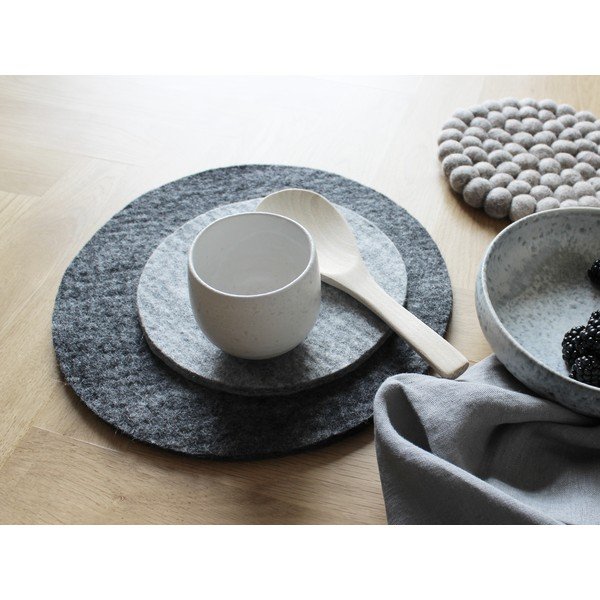 Pilkas veltinio padėkliukas Wooldot Felt Coaster, ⌀ 30 cm-image-4