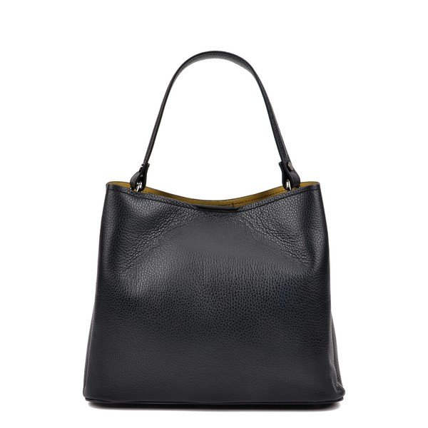 Juoda odinė rankinė Luisa Vannini Simplio-image-4