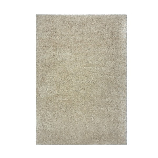 Skalbiamas iš perdirbto pluošto kilimas smėlio spalvos 80x150 cm Fluffy – Flair Rugs