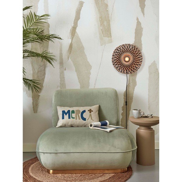 Sieninė lempa juodos spalvos/natūralios spalvos ø 30 cm Kalimantan – Good&Mojo-image-3