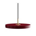 Kabantis šviestuvas raudonos spalvos LED ø 31 cm su metaliniu gaubtu Asteria Mini – UMAGE