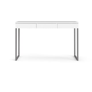 Baltas darbo stalas Tvilum Function Plus, 126 x 52 cm