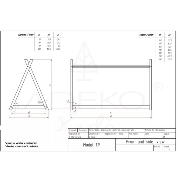 Lova iš pušies medienos Adeko Mila TP, 90 x 200 cm-image-4