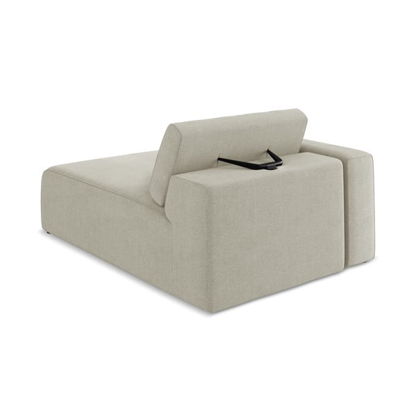 Smėlio spalvos modulinė sofos dalis (su kairiuoju kampu) Kalea – Makamii-image-4
