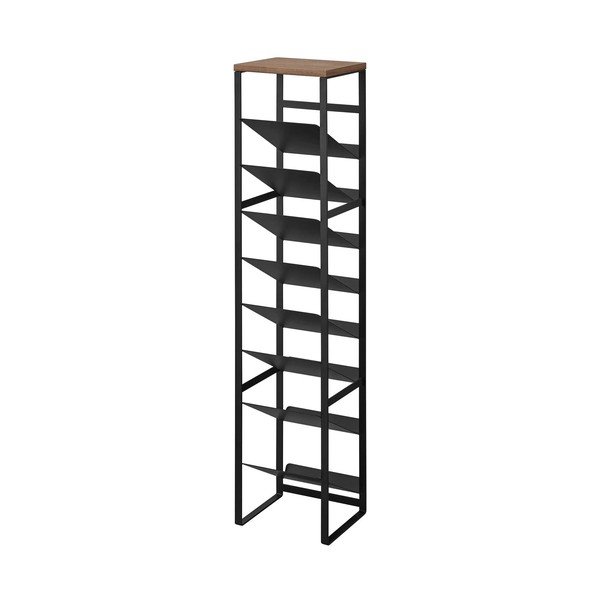 Juodos spalvos iš metalo vyno lentyna butelių skaičius 16 20x88,5x19 cm Tower – YAMAZAKI