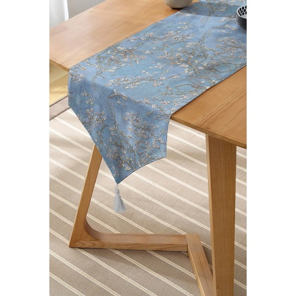 Stalo takelis 45x140 cm Blue Spring – Minimalist Cushion Covers-image-1