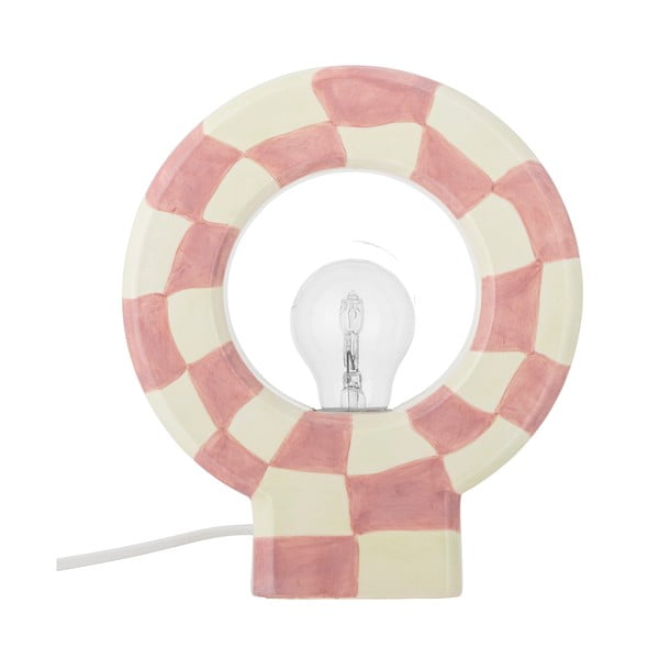 Rožinės spalvos stalinis šviestuvas (aukštis 23,5 cm) Vialini – Bloomingville