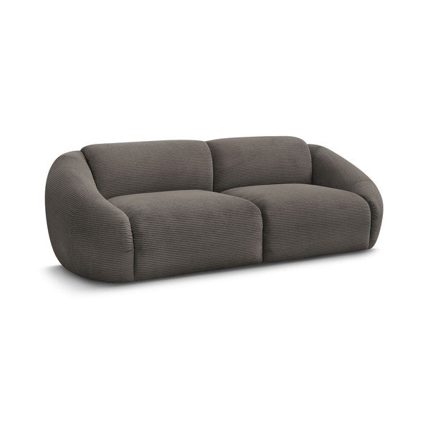 Taupe spalvos sofa iš kordinio velveto 250 cm Tina – Bobochic Paris-image-2