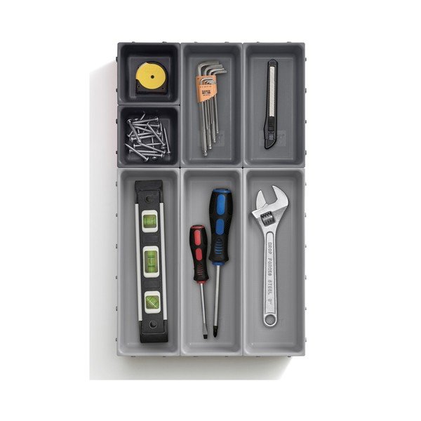 Iš plastiko stalčių organizatorius Blox – Joseph Joseph