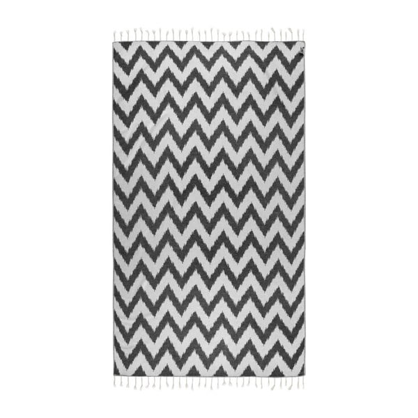 Juodas hamamo rankšluostis Kate Louise Laila, 165 x 100 cm-image-1