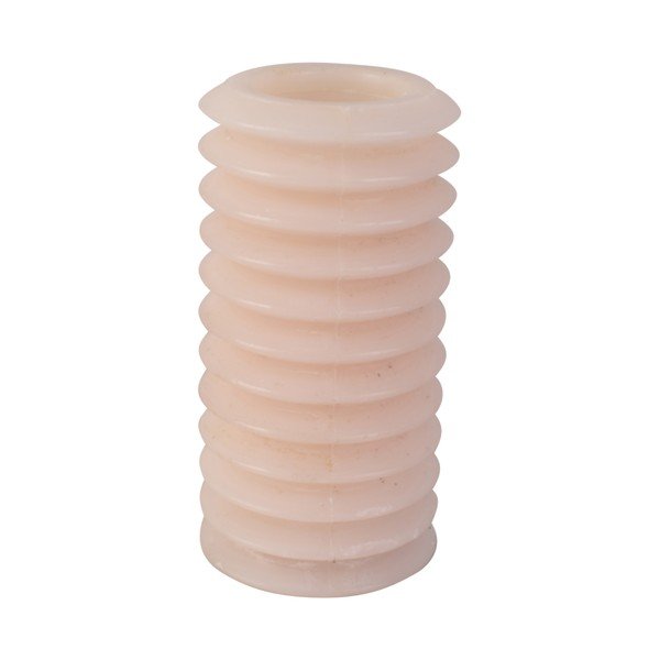 Rožinė žvakė PT LIVING Layered, aukštis 15 cm