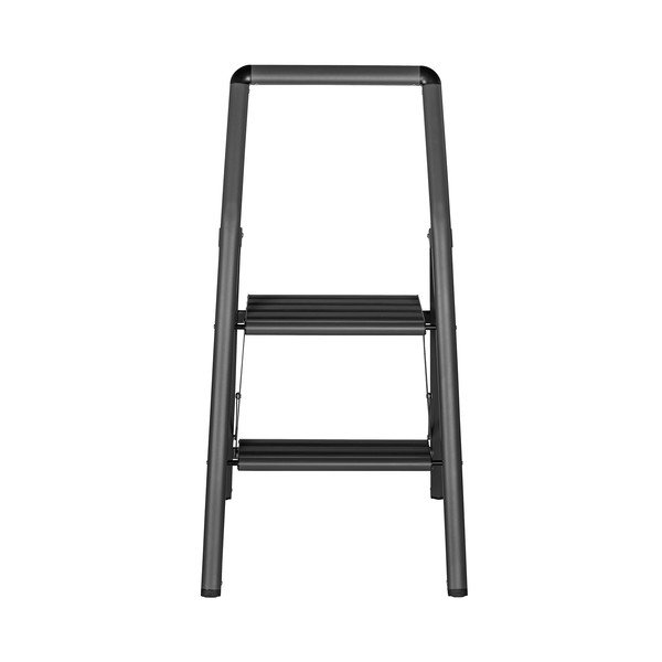 Pilkos kopėčios Wenko Compact, aukštis 91,5 cm-image-3