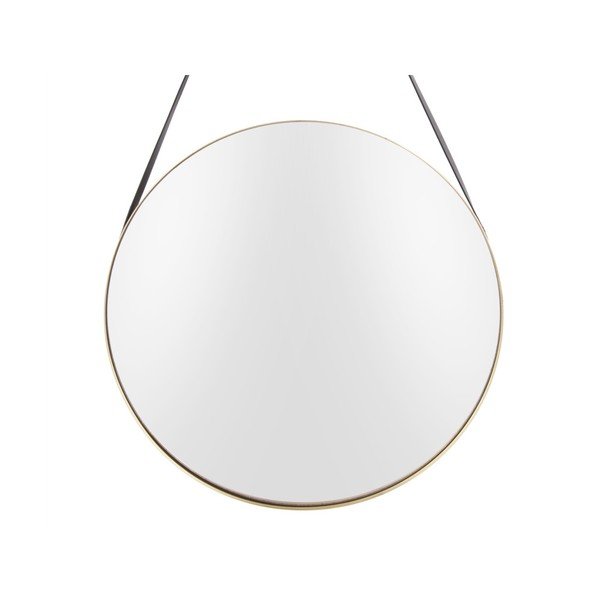 Sieninis veidrodis su aukso spalvos rėmu PT LIVING Balanced, ø 47 cm-image-1