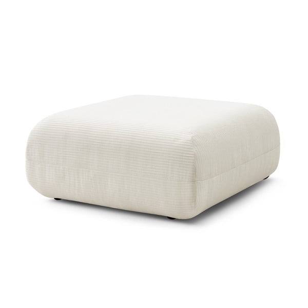 Baltas velvetinis pufas Lecomte - Bobochic Paris-image-3
