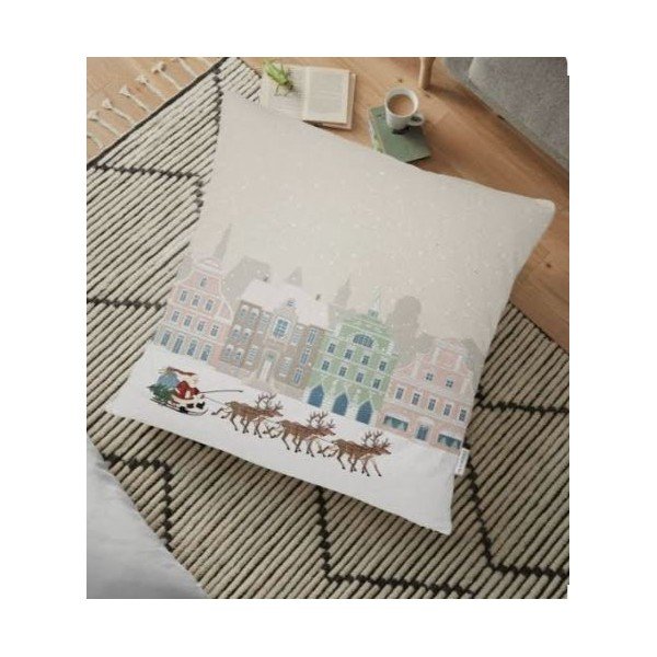 Dekoratyvinis pagalvės užvalkalas su Kalėdų motyvu 43x43 cm Merry Christmas – Mila Home-image-1