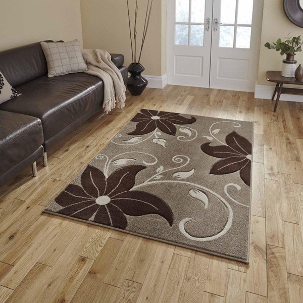 Smėlio spalvos kilimas Think Rugs Verona, 80 x 150 cm-image-1