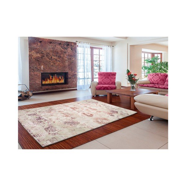 Smėlio spalvos kilimas Universal Chenile Beig, 140 x 200 cm-image-1