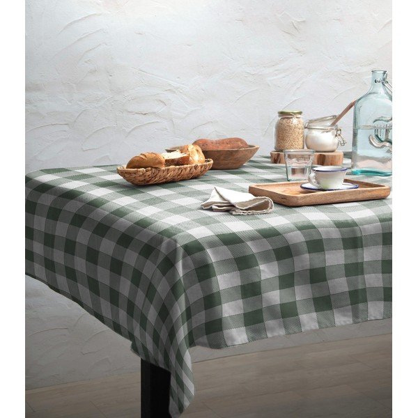 Staltiesė Couture Linen Lino Green Vichy, 140 x 200 cm-image-1