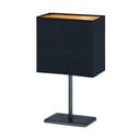 Stalinis šviestuvas juodos spalvos (aukštis 30 cm) su tekstiliniu gaubtu Kate – Fischer & Honsel