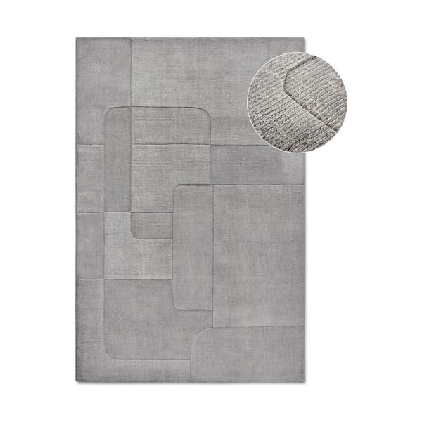 Rankų darbo iš vilnos kilimas pilkos spalvos 160x230 cm Charlotte – Villeroy&Boch