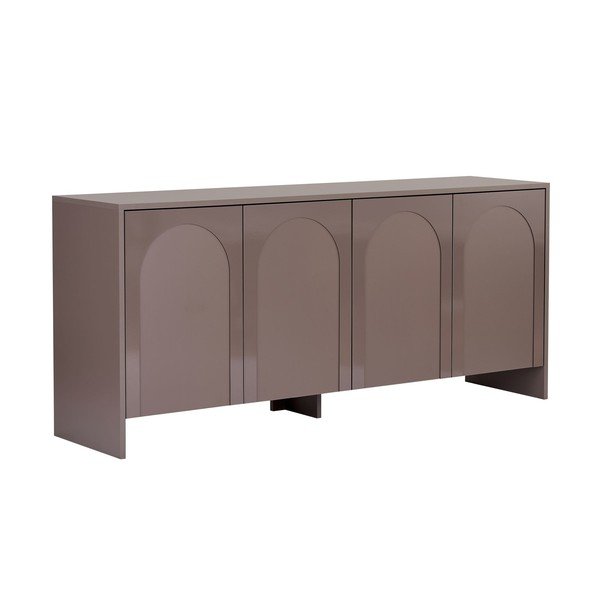 Taupe spalvos šoninė spintelė 180x80x45 cm Arlen  – Kalune Design