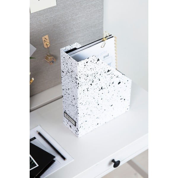 Juodos ir baltos spalvos žurnalų ir dokumentų aplankas Bigso-image-1