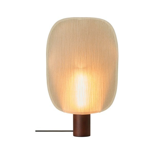 Rudos spalvos/kreminės spalvos iš popieriaus stalinis šviestuvas (aukštis 44 cm) Mai Le – Ellos Home-image-4