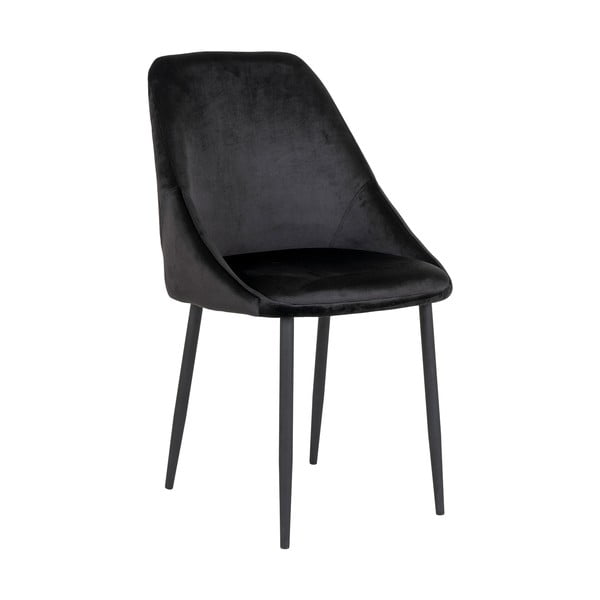 Juodo aksomo valgomojo kėdės, 2 vnt. Porto - House Nordic