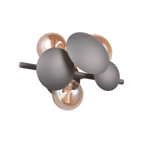 Sieninė lempa pilkos spalvos/auksinės spalvos Bubble – Trio Select