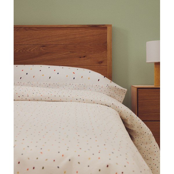 Baltos spalvos viengulė/itin ilga patalynė 150x220 cm Epifania – Kave Home-image-2