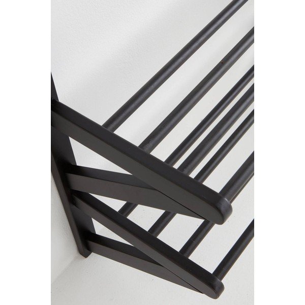 Juodos spalvos iš pušies masyvo koridoriaus baldas 75x190x32 cm Cole – Jotex-image-4