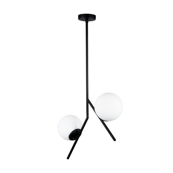 Juodas pakabinamas šviestuvas Squid Lighting Diagonal, aukštis 74 cm-image-2